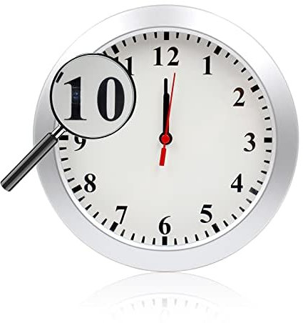 RUMUCF Telecamera spia Orologio 1080P HD Videoregistratore con rilevamento del movimento Registrazione in loop Telecamera di sicurezza interna Mini telecamera nascosta per casa, senza funzione WiFi