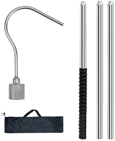 Pool Robot Retrieval Hook, Heavy Duty Pool Accessories Hook With Telescopic Pole, Sturdy And Extendable Outdoor Retrieval Tool For Pool Cleaning, Robotic Pool Cleaner Recovery, Gym, Beach, Garden
