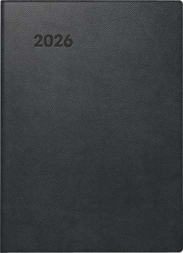 BRUNNEN Taschenkalender Mod. 736 90 '26 | A6, Kunststoff, schwarz