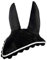 HKM 33879171 Fliegenhaube, L, schwarz/silber