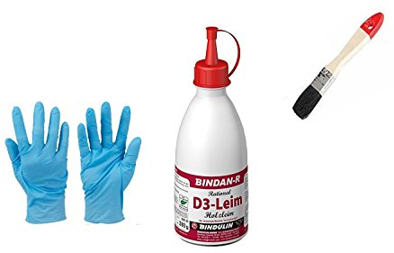 BINDAN-R Holzleim-D3 ist ein schadstofffreier, hochwertiger Kunstharzleim für wasserfeste Verleimungen u. Leimspachtel von E-Com24 (5 kg)