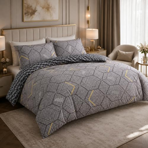 Lazzaro Super King Duvet Set Premium Brushed Microfiber Super King Duvet Cover Ultrasoft Hypoallergenic Duvet Cover Super King Size Non Iron Luxury Quilt Cover Bedding Set With Zipper Closure