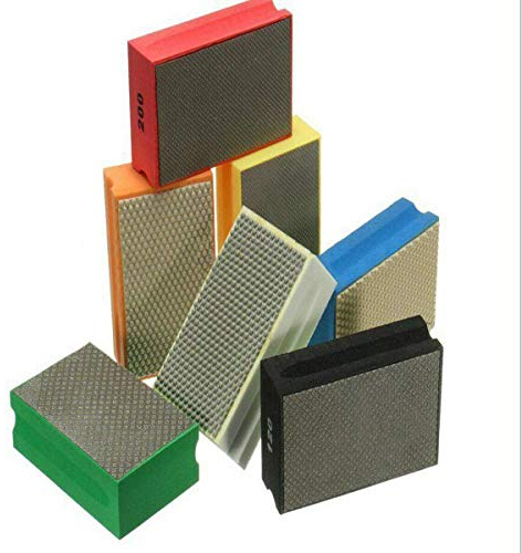 TopHomer Diamant Schleifschwamm 120 Körnung, 55x90x28mm – Handgefertigt für Holz/Fliesen/Steine