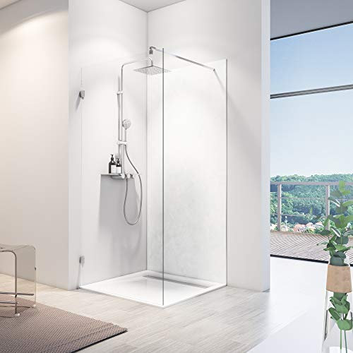 Schulte 1 panneau mural l.100 x h.210 cm surface 2.1 m² douce SOFTTOUCH, 3 mm épaisseur, revêtement pour salle de bain douche, resistant aux rayures, marbre, livré avec des cales