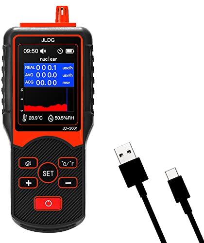 Geigerzähler Radioaktivität Dosimeter - Alpha Beta Gamma Nuclear Scout Meter mit Alarmfunktion, Geplant Strahlenmessgerät Geiger Counter Zähler Taschengröße Detektor usv