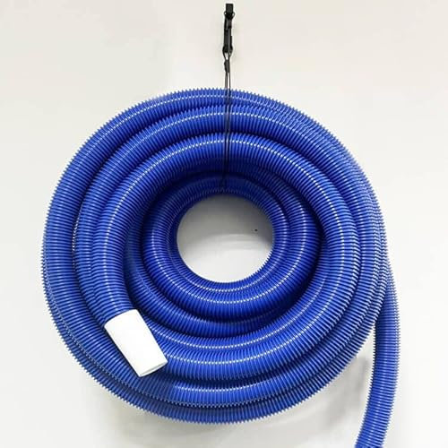 AUXPhome Metal Swimming Pool Vacuum Hose Hanger, Wall Mount Heavy Duty, Holds Up to 60 Feet 2” Hose (Holds 50 LBS), No Hose