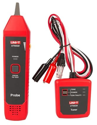 UNI-T UT682 UT682D Wire Tracker Toner Probe Telephone Line Network Kabel Ethernet LAN Tester Calibration Detector Line Finder (UT682)