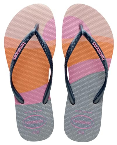 Havaianas Slim Palette Glow, Infradito Donna, Rosa Peonia, 33/34 EU