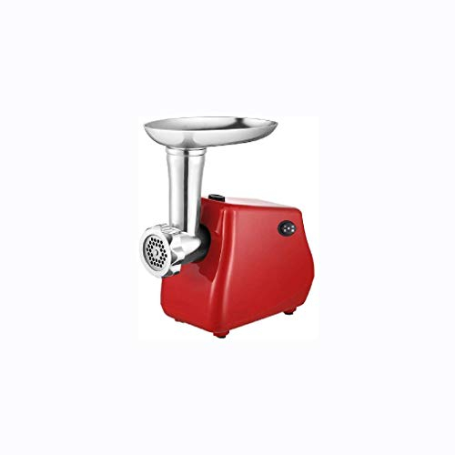 Tritacarne Elettrico-Tritacarne Elettrico - Spremipomodoro Resistente in Acciaio Inossidabile, Tubi per Insaccare Salsicce, Tagliere, Punzone per Salsicce Piccolo Regalo