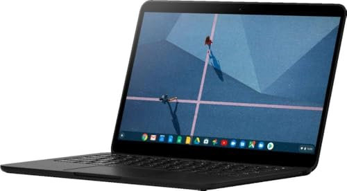 Google Pixelbook Go - 13.3 Lightweight Chromebook Laptop - Up to 12 Hours Battery Life - Intel Core M3, 64GB SSD, 8GB RAM Touch Screen - Just Black