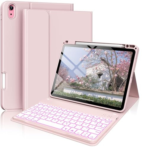 SZPSGC Hülle mit Tastatur für iPad Air 11 Zoll (M4/M3/M2, 2026/2025/2024)
