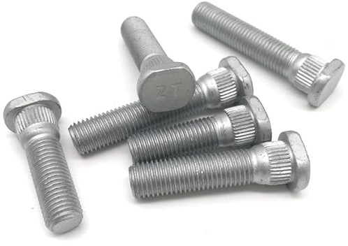 Ecrou Antivol,Goujon de Roue,Boulon de Roue Lot de 5/20 boulons de moyeu de Roue forgés de 14 mm, vis 12 x 1,5 12 x 1,25 48/62/67/72 mm, adaptés à(20PCS 48mm,M12x1.5)