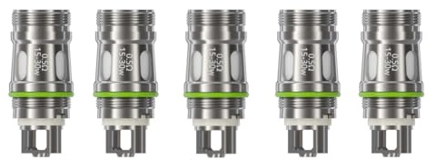For Eleaf EC-D Dual Mesh Coil (0,5 Ω Confezione da 5) [MTL/RDL 15-30 W] Resistenze compatibili con atomizzatore MELO X/Melo 4S/iJust S Tank Kit iStick X80/XC100/Pico Plus Mod Originale - No Nicotine