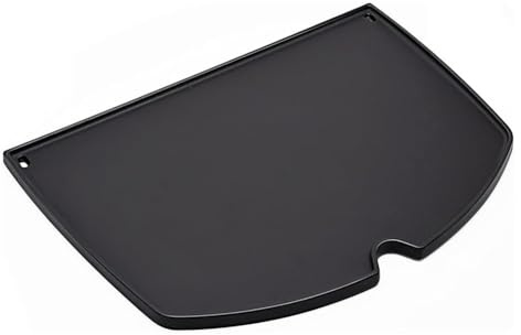 Helilyco Plaque de cuisson en fonte pour barbecue à gaz Weber Q300 Q320 Q3000 Q3100 Q3200 45 x 32,4 cm