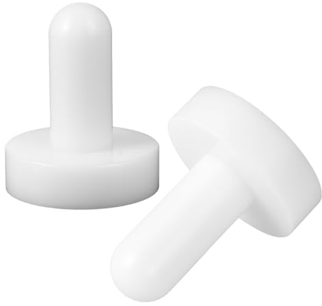 MAGICLULU Lot de 2 Pilons à Tartelettes Alimentaires Presse à Tartelettes Ronde Ø 8 CM en Matériau Alimentaire Fond Amovible Outil de Pâtisserie Antiadhésif pour Tartes et Desserts Usage