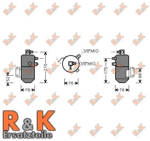 PRASCO VLD031 Filtro deshidratante aire acondicionado