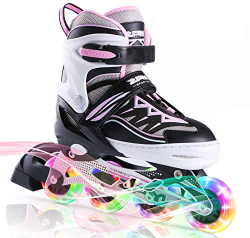 2pm Sports Cytia Regulable Patines en línea para niños y Adolescentes con Ruedas de PU 82A, patins para niños y niñas