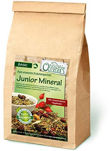 ORIGINAL LECKERLIES: Junior-Mineral-Kräutermix, 500g Pferdekräuter, Kräuter für Pferde, Pferdefutter, Naturprodukt, abgestimmt auf die Bedürfnisse eines Jungpferdes bis zum 3. Lebensjahr, Immusystem