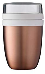 Mepal - Isolierter Lunchpot Ellipse - Thermo Lunchpot - Praktischer Joghurtbecher & Suppenbecher zum Mitnehmen 6-8 Stunden heiß & 12 Stunden kalt - 500 ml - Rose Gold