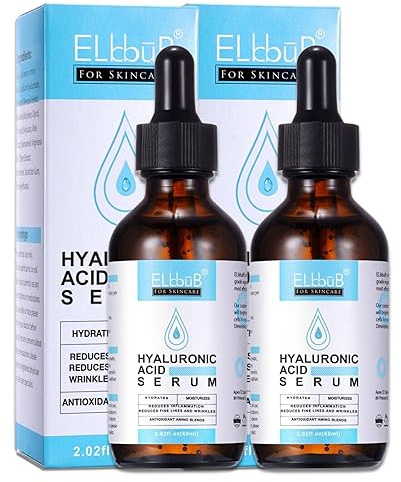 P-Beauty Hyaluron Serum | Gesichtsserum mit Hyaluronsäure | Anti Aging | Hyaluronic Acid Serum | Gesichtspflege mit Aloe Vera | Hautpflege | Gesichts serum Bio & Vegan | Anti Falten | 2x60ml