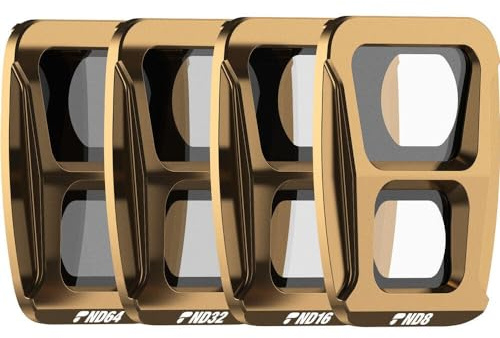 PolarPro - DJI Air 3 Shutter Collection (ND8, ND16, ND32, ND64) - Neutral Density Filter Set for DJI Air 3