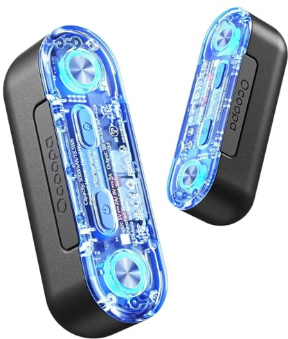 OCOOPA handwärmer elektrisch, Split-Magnetic 2er-Pack, 4 Heizmodi, schnelleres Aufheizen handwärmer wiederverwendbar USB powerbank für Outdoor im Winter, UT2s GamerPro
