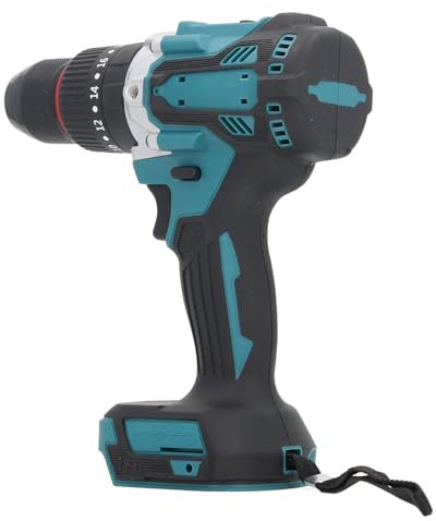 Potente Taladro Inalámbrico de 18 V con Control Preciso Portabrocas Versátil y Luz LED Torsión de 140 Nm Compatible con BL1815-BL1860B Adecuado para Paredes de Madera y Plástico