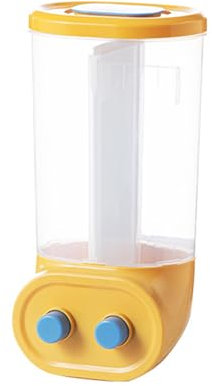 Rice Dispenser Dry Food Cereal Buckets Wall-Mounted Dry Food Storage Container with Lids Suitable for Rice Pet Food