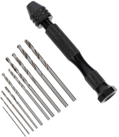 Gadpiparty Mini-handbohrer Bohrer Und Bit Schraubstock-bohrer Heimwerkerarbeiten Kompaktes Handwerkzeug Robustem Material