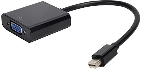 Haofy Mini -VGA Adapter of High -resolution Display Port signal Source Reception Converter for Computer Monitore Projectors Black Abscolor 1 Pack Monitor