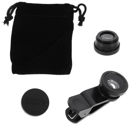 GALPADA 2sätze Handykameraobjektiv Aufsteckbar Makro Weitwinkel Objektiv für Smartphone Fotoaufnahmen Reisen