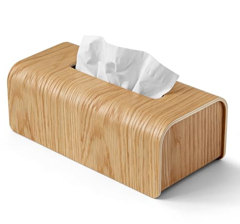 Caja de pañuelos cosméticos de madera, caja para pañuelos y cosméticos, caja de pañuelos con tapa extraíble, organizador para pañuelos, caja de pañuelos rellenable, caja de pañuelos, caja de pañuelos