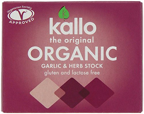 Kallo Organico Aglio E Dadi Da Brodo Di Erbe 66g (Confezione da 6)