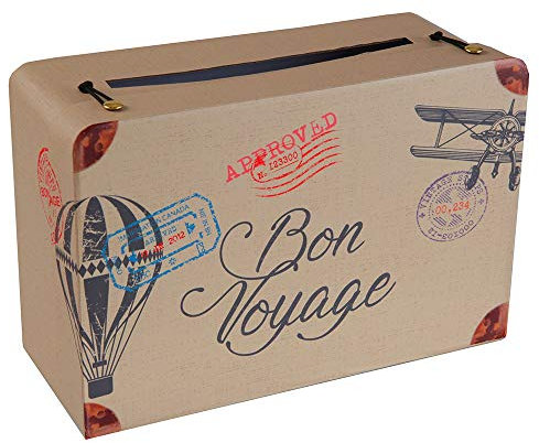 Santex URNE Tirelire Bon Voyage 24X16X10CM Multicolore