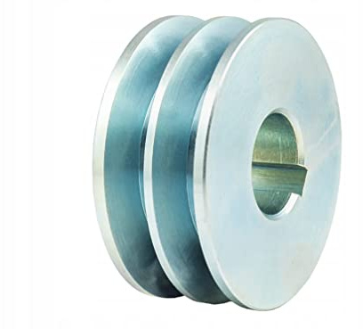 Keilriemenscheibe HA SPA 2x13mm 80mm Doppelrad Riemenscheibe E-Motor Riemenrad Elektromotorantrieb Keilriemen Riemenantrieb (Bohrung: 30mm, Nut 8mm)