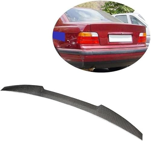 Auto Heckspoiler für BMW 3Series E36 4Door 1991-1998,ABS Kratzfest Dauerhaft Kofferraumspoiler Hinten Heckflügel Spoilerlippe Zubehör