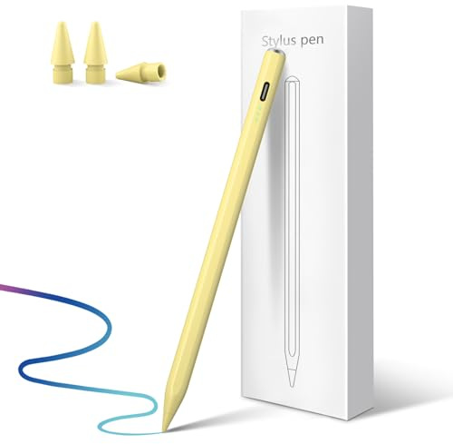 Stylus Pen for iPad 2026-2018 with 13 mins Fast Charge,Tilt Sensor Palm Rejection Pencil for iPad 10/9/8/7/6th,11th A16,Air 11/13 M2/M3/M4,Pro 11/13 M4/M5,Pro 12.9,Air 5/4/3,Mini 7/6/5