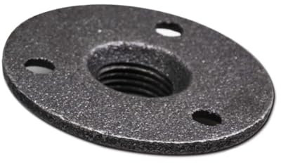 LIFKOME 10pezzi Flangia Filettata da Parete Malleabile Raccordo in Ferro per Pavimento Base Fissa Antica Materiale di Resistente e Pratico Facile da Installare