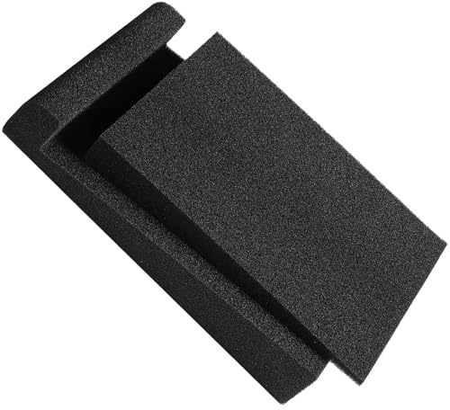 UncleS 1 Set Lautsprecher-Isolationspad, Anti-Vibration, rutschfeste Schwamm-Basis für Sound-Ausrüstung, Bassoptimierung und Stabilität, absorbierendes Pad für Lautsprecher