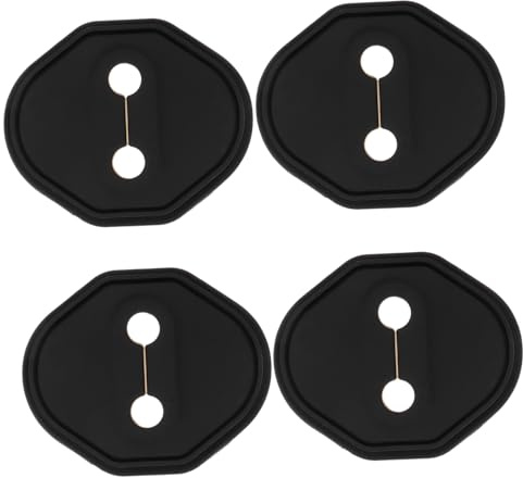 ERINGOGO 4pcs Car Door Lock Cover Replacement Wear Resistant Protector for Multiple Models Easy Installation Stylish Design Enhances Vehicle Appearance