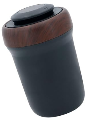 VOSAREA Detachable Auto Ashtray with Lid and LED Light Car Accessory for Vehicle Cup Holder Portable Car Ashtray with Built Cigarette Lighter Prevents Smoke Spread and Odor