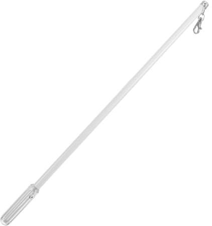 ROMISBABA Varilla para Cortinas de Aluminio de Resistente y Ligera Diseño Ergonómico para y Correr Cortinas con Facilidad Varilla Manual para Anticorrosión