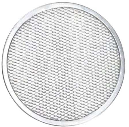 Garneck Teglia per Pizza Rotonda 23 CM in Alluminio Fori Teglia Antiaderente per Forno a Gas ed Elettrico Piastra Professionale per Pizza Croccante Casa e Ristorante