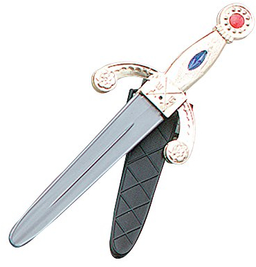 Bristol Novelty BA058 Jewelled Dagger in Sheath, 10-Inch