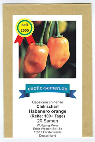 RWS El origen de todo Habaneros - naranja habanero del chile - 20 semillas