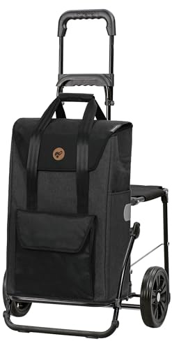 Andersen Shopper Komfort und Einkaufstasche Senta schwarz 49 Liter