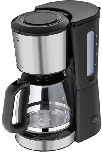 WMF Bueno Filterkaffeemaschine mit Glaskanne, Filterkaffee, 10 Tassen, Start-/Stopptaste, Tropfstopp, Schwenkfilter, Abschaltautomatik, Warmhalteplatte, 1000W