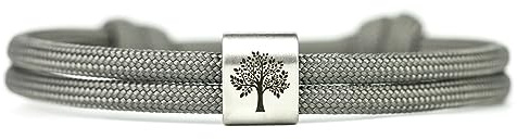 KOMIMAR Baum des Lebens Armband mit persönlicher GRAVUR in vielen Farben - Geschenkidee - Personalisiertes Lebensbaum Armband - Familienarmband - Glücksbringer