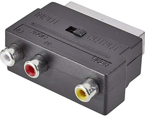 Speaka SCART-Adapter MIT Schalter