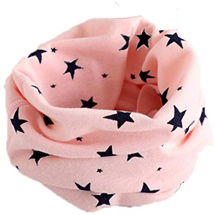 Wamvp Baby Loop Schal Kragen Herbst warm Halstücher Baumwollschal O-Ring Nackenwärmer Bandana Rundschal Kinderschal
